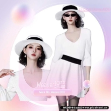 inZOI女士浮雕效果针织微透明高奢连衣裙MOD 