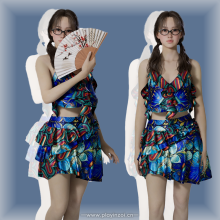 inzoi风情印花裙mod（导师：古月羊毛卷） 