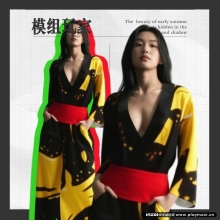 inZOI CC 原创涂鸦艺术女士长袍MOD 