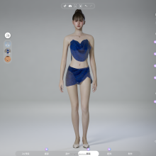 夏日服装 ：  闪耀星蓝    谁能拒绝一件闪 