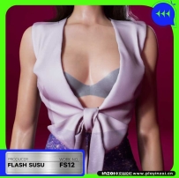 inZOI女士深V薄纱半透明套装MOD
